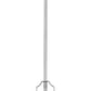Z-Lite Melange 9" 1-Light Matte Black and Chrome Mini Pendant Light With Metal and Glass Shade