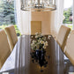 Z-Lite Mersesse 23" 6-Light Brushed Nickel Pendant Light With Clear Crystal Shade