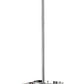 Z-Lite Mersesse 7" 1-Light Chrome Pendant Light With Clear and Chrome Shade