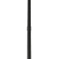 Z-Lite Millworks 574PHMR-564P-BK 2-Light Aluminum Black Frame Clear Beveled Glass Shade Outdoor Post Mounted Fixture