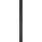 Z-Lite Millworks 574PHMR-567P-BK 2-Light Aluminum Black Frame Clear Beveled Glass Shade Outdoor Post Mounted Fixture