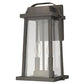 Z-Lite Millworks 8" 2-Light Oil Rubbed Bronze Outdoor Wall Sconce With Clear Beveled Glass Shade