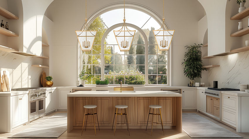 Z-Lite Montalcino 26" 6-Light Rubbed Brass Steel Frame Clear Seedy Glass Shade Chandelier