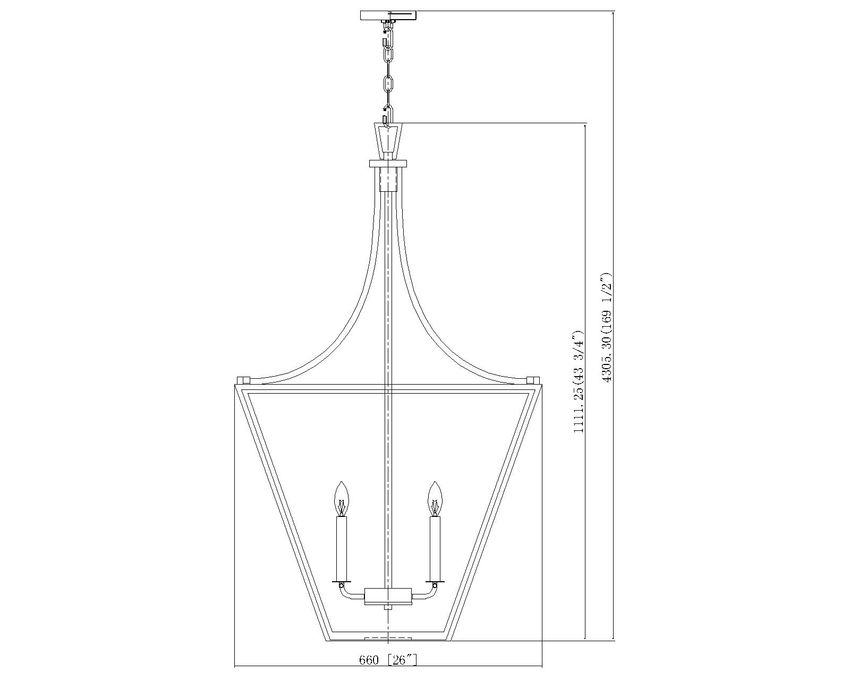 Z-Lite Montalcino 26" 6-Light Rubbed Brass Steel Frame Clear Seedy Glass Shade Chandelier