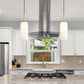 Z-Lite Monty 5" 1-Light Brushed Nickel Pendant Light With Matte Opal Glass Shade