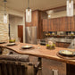 Z-Lite Monty 5" 1-Light Brushed Nickel Pendant Light With Seedy Glass Shade