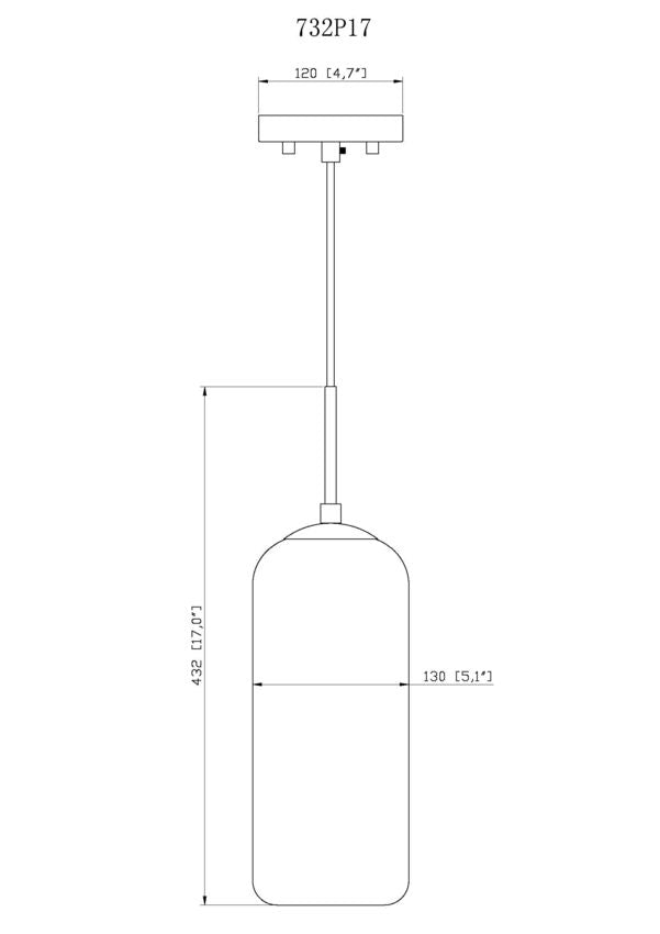 Z-Lite Monty 5" 1-Light Heritage Brass Pendant Light With Matte Opal Glass Shade