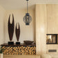 Z-Lite Moundou 12" 3-Light Bronze Steel Pendant Light