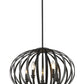 Z-Lite Moundou 20" 5-Light Bronze Steel Pendant Light
