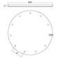 Z-Lite Multi Point Canopy 11-Light Matte Black Ceiling Plate