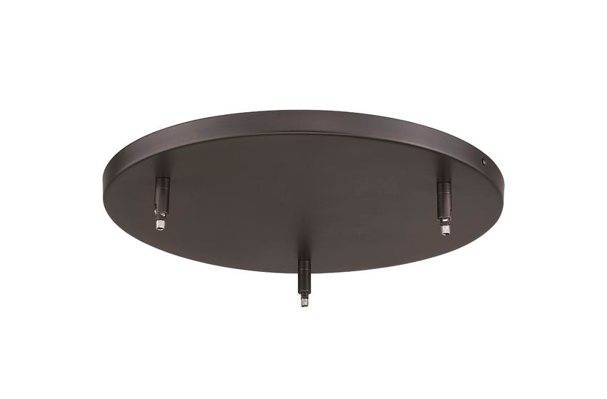 Z-Lite Multi Point Canopy 18" Bronze Steel Ceiling Plate
