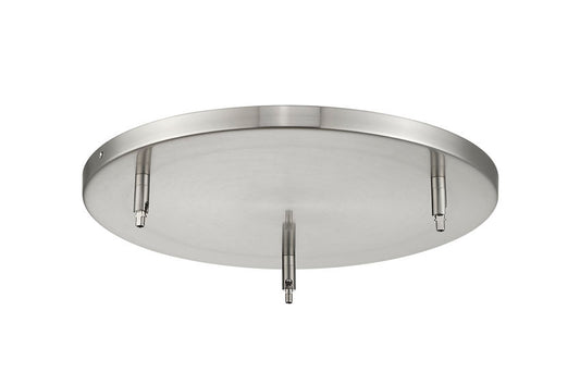 Z-Lite Multi Point Canopy 18" Brushed Nickel Steel Ceiling Plate