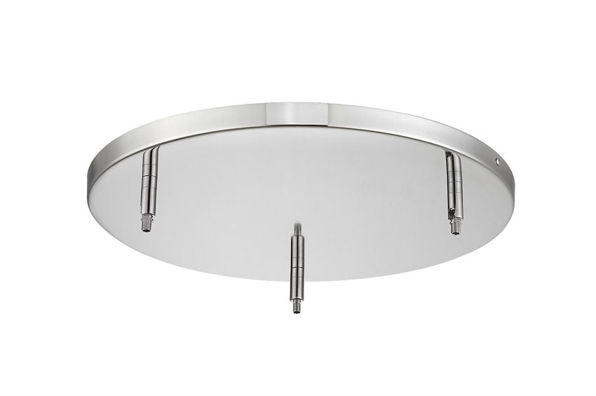 Z-Lite Multi Point Canopy 18" Chrome Steel Ceiling Plate