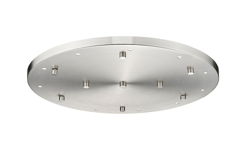 Z-Lite Multi Point Canopy 24" Brushed Nickel Steel Ceiling Plate