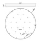 Z-Lite Multi Point Canopy 36" Matte Black Steel Ceiling Plate