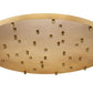 Z-Lite Multi Point Canopy 36" Rubbed Brass Steel Ceiling Plate