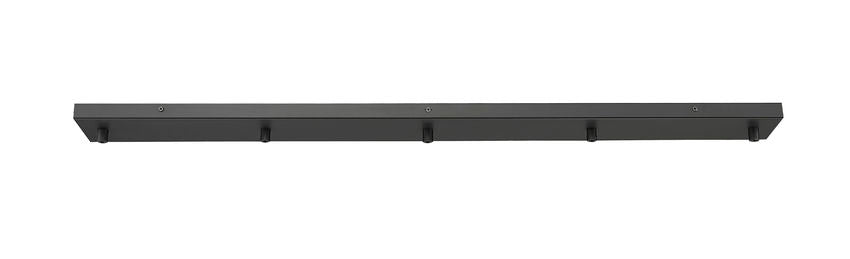 Z-Lite Multi Point Canopy 42" Matte Black Steel Ceiling Plate