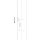 Z-Lite Multi Point Canopy 42" Matte Black Steel Ceiling Plate