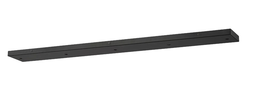 Z-Lite Multi Point Canopy 42" Matte Black Steel Ceiling Plate