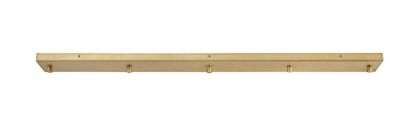 Z-Lite Multi Point Canopy 42" Modern Gold Steel Ceiling Plate