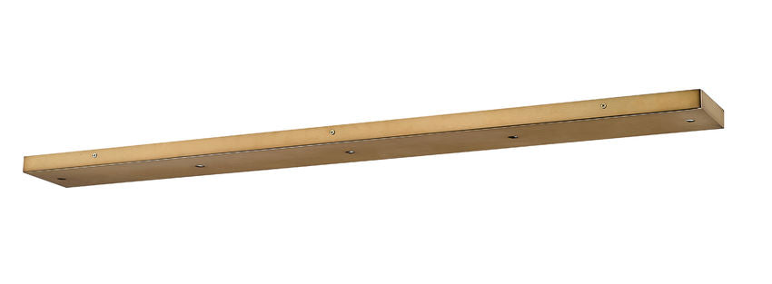 Z-Lite Multi Point Canopy 42" Rubbed Brass Steel Ceiling Plate