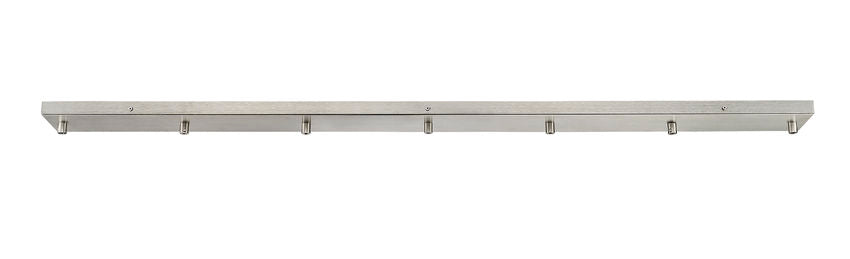 Z-Lite Multi Point Canopy 54" Brushed Nickel Steel Ceiling Plate