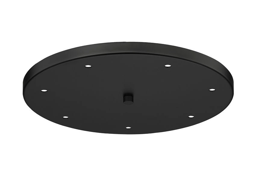 Z-Lite Multi Point Canopy CP1807R-MB 18" Matte Black Steel Ceiling Plate