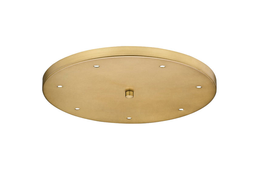 Z-Lite Multi Point Canopy CP1807R-MGLD 18" Modern Gold Steel Ceiling Plate