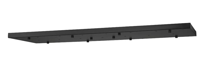 Z-Lite Multi Point Canopy CP5423L-MB 54" Matte Black Steel Ceiling Plate