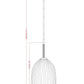 Z-Lite Naya 1-Light Medium Bulb Base Modern Gold Steel Frame Matte Opal Glass Shade Pendant Light