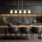 Z-Lite Naya 5-Light Medium Bulb Base Modern Gold Steel Frame Matte Opal Glass Shade Linear Chandelier