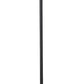 Z-Lite Neutra 6" 1-Light Matte Black and Foundry Brass Mini Pendant Light With Opal Glass Shade