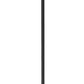 Z-Lite Neutra 6" 1-Light Matte Black and Polished Nickel Mini Pendant Light With Clear Glass Shade