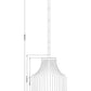 Z-Lite Newbury 10" 1-Light Matte Black Steel Frame Pendant Light With White Opal Glass Shade