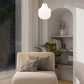 Z-Lite Newbury 10" 1-Light Modern Gold Steel Frame Pendant Light With White Opal Glass Shade