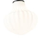 Z-Lite Newbury 13" 1-Light Matte Black Steel Frame Pendant Light With White Opal Glass Shade