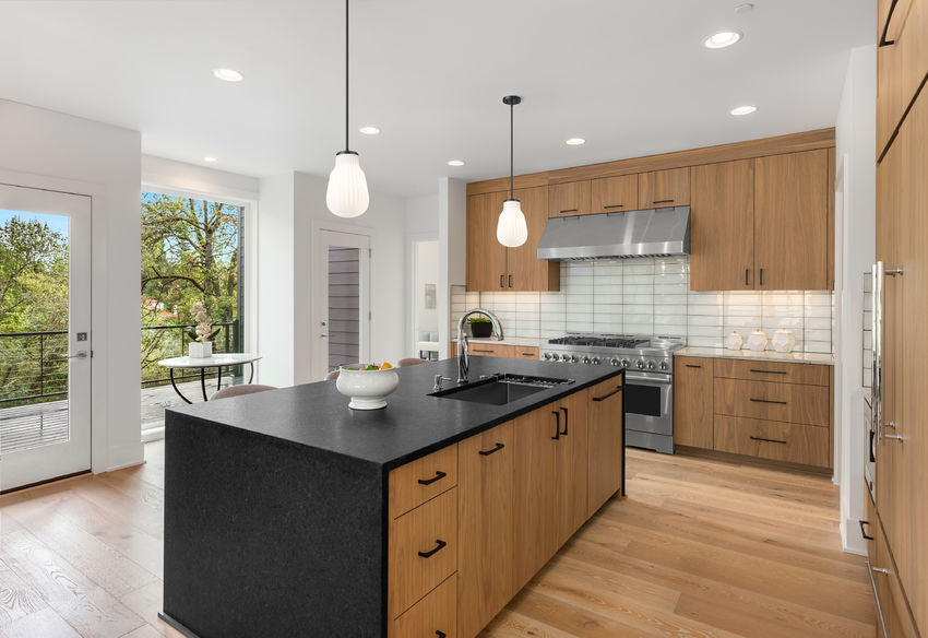 Z-Lite Newbury 8" 1-Light Matte Black Steel Frame Pendant Light With White Opal Glass Shade
