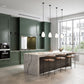 Z-Lite Newbury 8" 1-Light Matte Black Steel Frame Pendant Light With White Opal Glass Shade