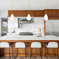 Z-Lite Newbury 8" 1-Light Modern Gold Steel Frame Pendant Light With White Opal Glass Shade