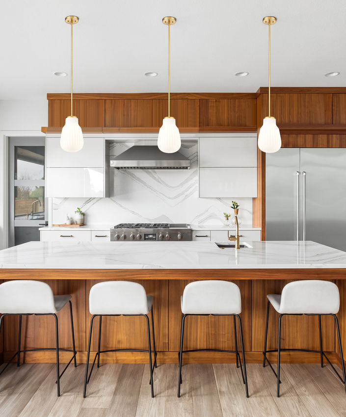 Z-Lite Newbury 8" 1-Light Modern Gold Steel Frame Pendant Light With White Opal Glass Shade