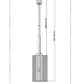 Z-Lite Nova 5018PHBR-5010P-BK 4-Light Candelabra Base Black Aluminum Clear Glass Shade Outdoor Post Mounted Fixture