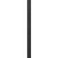 Z-Lite Nova 5018PHBS-536P-BK 4-Light Candelabra Base Black Aluminum Clear Glass Shade Outdoor Post Mounted Fixture