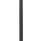 Z-Lite Nova 5018PHBS-536P-BK 4-Light Candelabra Base Black Aluminum Clear Glass Shade Outdoor Post Mounted Fixture