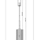 Z-Lite Nova 5018PHXLR-5010P-BK 5-Light Candelabra Base Black Aluminum Clear Glass Shade Outdoor Post Mounted Fixture