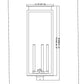 Z-Lite Nova 5018PHXLS-BK 5-Light Candelabra Base Black Aluminum Clear Glass Shade Outdoor Post Mount Fixture