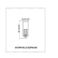 Z-Lite Nova 5018PHXLS-SQPM-BK 5-Light Candelabra Base Black Aluminum Clear Glass Shade Outdoor Pier Mount Fixture