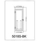 Z-Lite Nova 5018S-BK 2-Light Candelabra Base Black Aluminum Clear Glass Shade Outdoor Wall Light