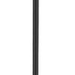 Z-Lite Nuri 596PHBR-519P-BK 1-Light Black Aluminum Clear Glass Shade Outdoor Post Mounted Fixture