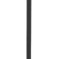 Z-Lite Nuri 596PHBR-519P-BK 1-Light Black Aluminum Clear Glass Shade Outdoor Post Mounted Fixture