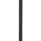 Z-Lite Nuri 596PHMR-519P-BK 1-Light Black Aluminum Clear Glass Shade Outdoor Post Mounted Fixture